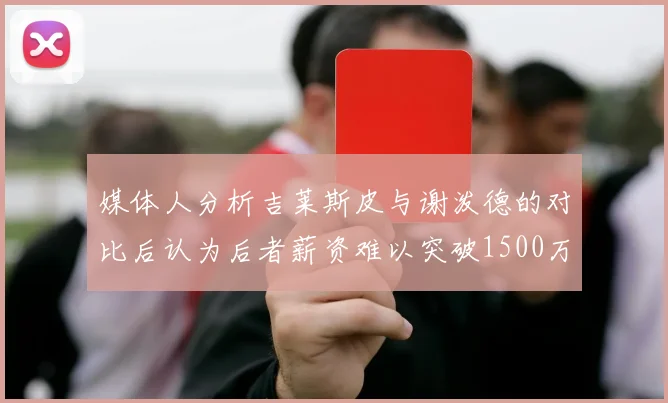 媒体人分析吉莱斯皮与谢泼德的对比后认为后者薪资难以突破1500万